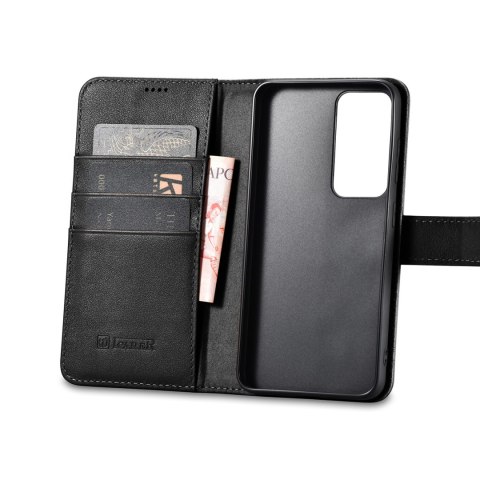 Etui na telefon Samsung Galaxy S23+ Plus iCarer czarne Wallet Case