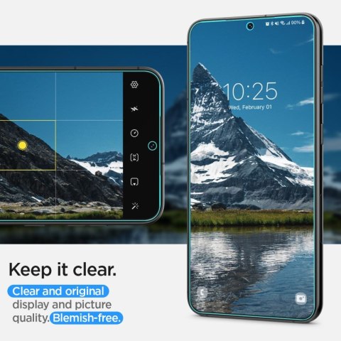 Folia na telefon Spigen Neo Flex Samsung Galaxy S23 Clear 2 PACK