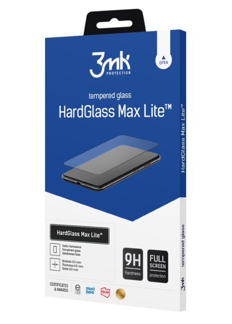 Szkło hartowane Samsung Galaxy S23 3MK HardGlass Max Lite czarne