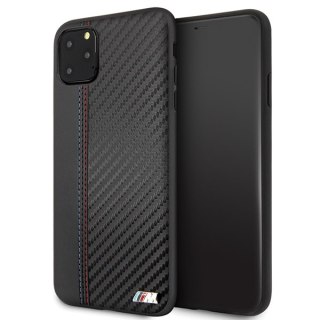 Etui BMW BMHCN65MCARBK Apple iPhone 11 Pro Max czarny/black hardcase PU Carbon