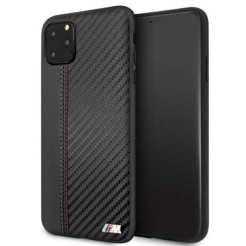 Etui iPhone 11 Pro Max BMW czarne hardcase PU Carbon