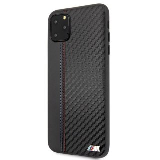 Etui BMW BMHCN65MCARBK Apple iPhone 11 Pro Max czarny/black hardcase PU Carbon