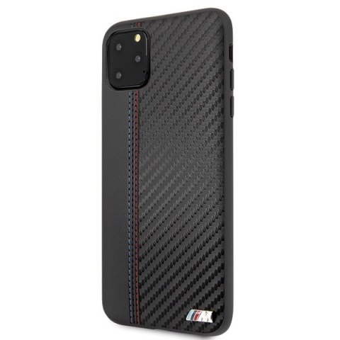 Etui iPhone 11 Pro Max BMW czarne hardcase PU Carbon