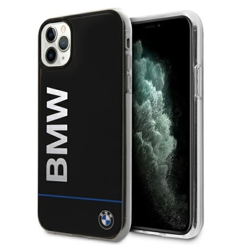 Etui iPhone 11 Pro Max BMW czarne hardcase Signature Printed Logo