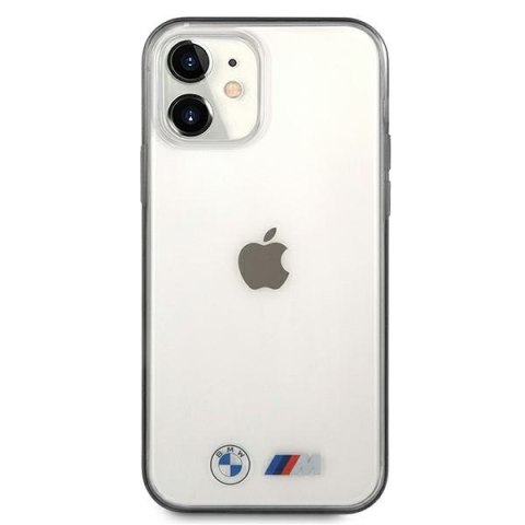 Etui iPhone 12 mini BMW przezroczyste hardcase Sandblast