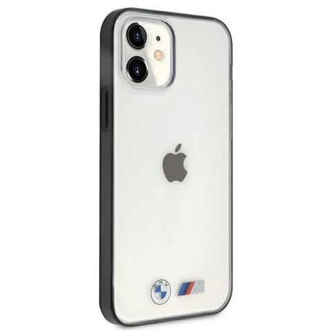 Etui iPhone 12 mini BMW przezroczyste hardcase Sandblast