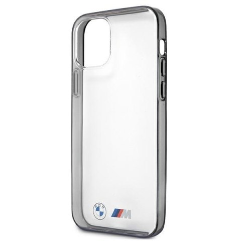 Etui iPhone 12 mini BMW przezroczyste hardcase Sandblast