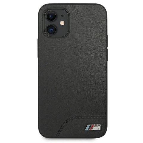 Etui BMW BMHCP12SMHOLBK Apple iPhone 12 mini czarny/black hardcase M Collection Smooth PU