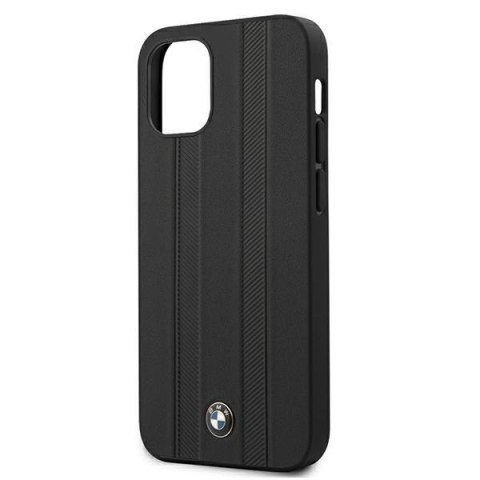 Etui iPhone 12 mini BMW czarne hardcase Signature Tire Marks