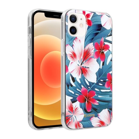 Etui iPhone 12 mini Crong Flower Case wzór 03