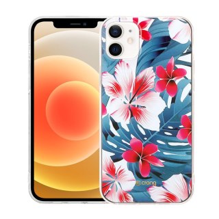 Etui iPhone 12 mini Crong Flower Case wzór 03