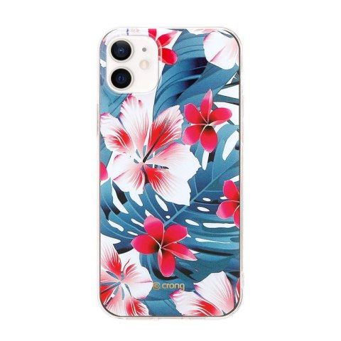 Etui iPhone 12 mini Crong Flower Case wzór 03