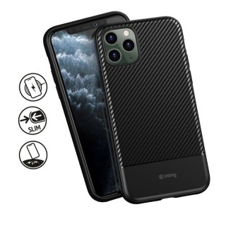 Etui na telefon iPhone 11 Pro Max Crong Prestige Carbon Cover czarny