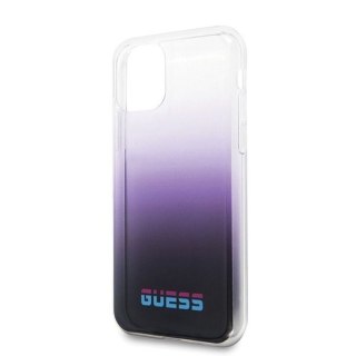 Etui na telefon iPhone 11 Pro Max Guess GUHCN65DGCPU purpurowe hardcase