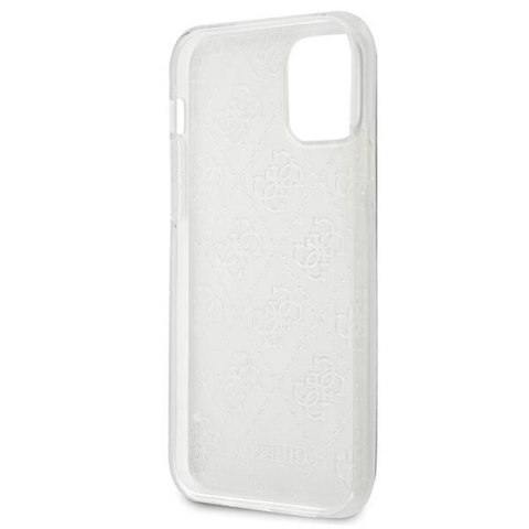 Etui na telefon iPhone 12 mini Guess transparentne hardcase 3D Pattern