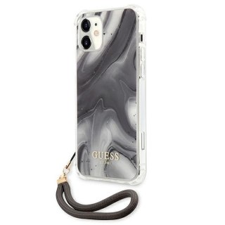 Etui iPhone 12 mini Guess GUHCP12SKSMAGR szary hardcase Marble Collection