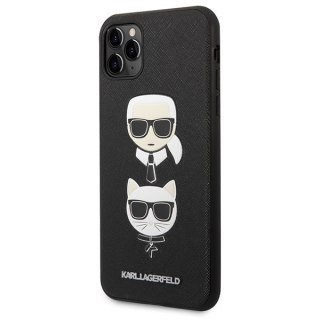 Etui na telefon iPhone 11 Pro Max Karl Lagerfeld Saffiano czarne