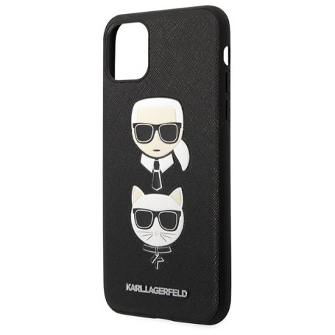 Etui na telefon iPhone 11 Pro Max Karl Lagerfeld Saffiano czarne