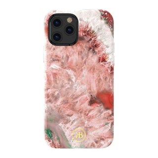 Etui iPhone 12 mini Kingxbar czerwone Agate