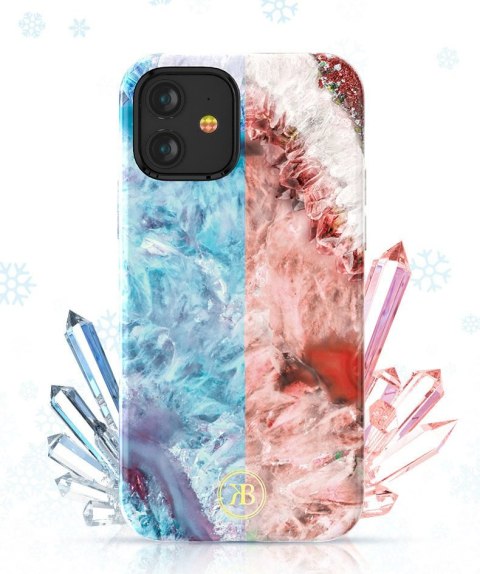 Etui iPhone 12 mini Kingxbar czerwone Agate