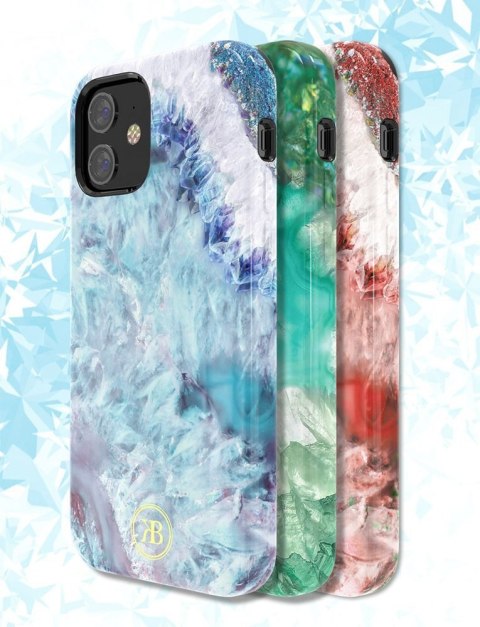 Etui iPhone 12 mini Kingxbar czerwone Agate