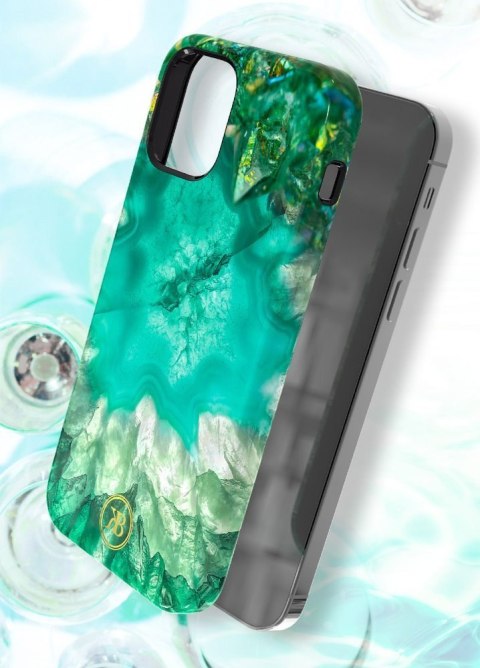 Etui iPhone 12 mini Kingxbar czerwone Agate