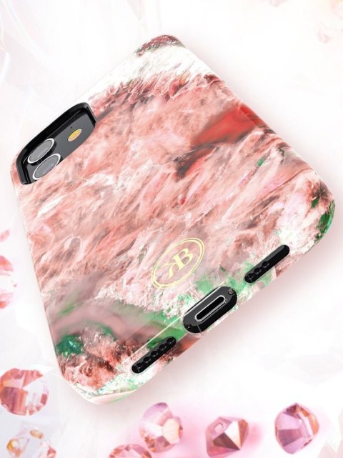 Etui iPhone 12 mini Kingxbar czerwone Agate