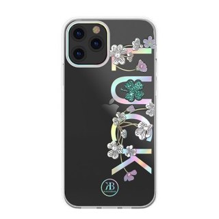 Etui iPhone 12 mini Kingxbar przezroczyste Lucky Swarovski (Luck)