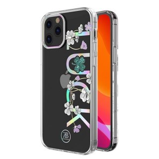 Etui iPhone 12 mini Kingxbar przezroczyste Lucky Swarovski (Luck)