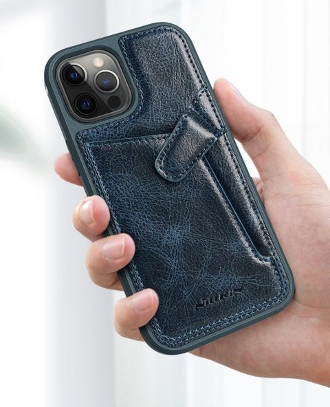 Etui iPhone 12 mini Nillkin Aoge Leather brązowy