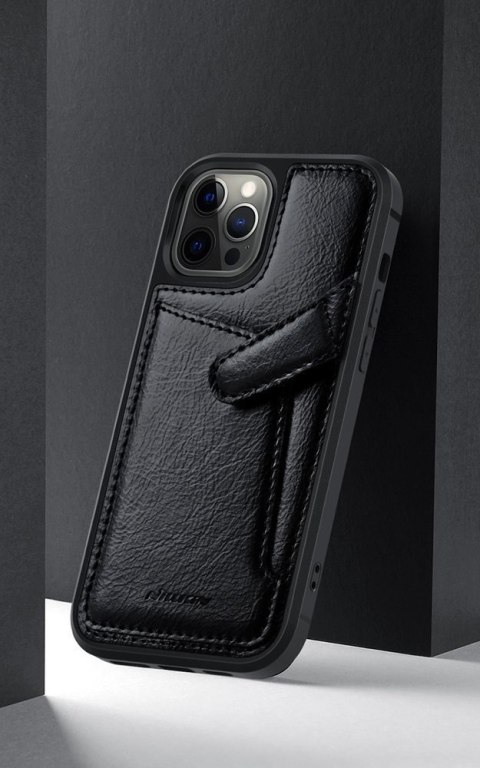 Etui Nillkin Aoge Leather Apple iPhone 12 mini brązowy