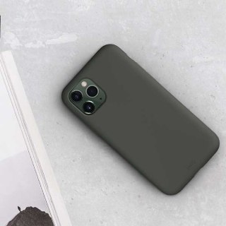 Etui na telefon iPhone 11 Pro Max UNIQ Lino Hue szary - elegancka ochrona