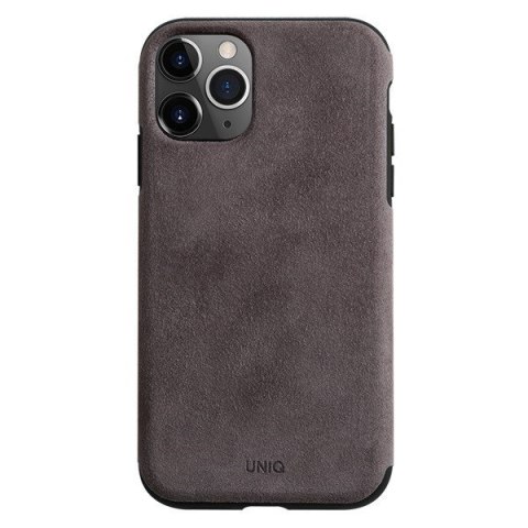 Etui na telefon iPhone 11 Pro Max UNIQ Sueve taupe - elegancka ochrona