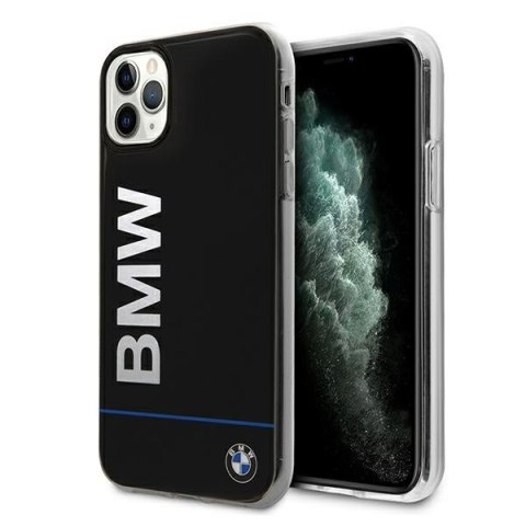 Etui na telefon iPhone 11 Pro BMW czarne hardcase z logo Signature