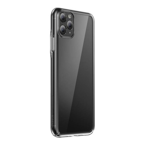 Etui iPhone 11 Pro Max Baseus Crystal Series Clear (przeźroczyste) + szkło hartowane + zestaw czyszczący