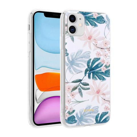 Etui Crong Flower Case Apple iPhone 11 (wzór 01)