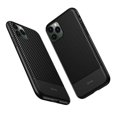 Etui iPhone 11 Pro Crong Prestige Carbon Cover czarny