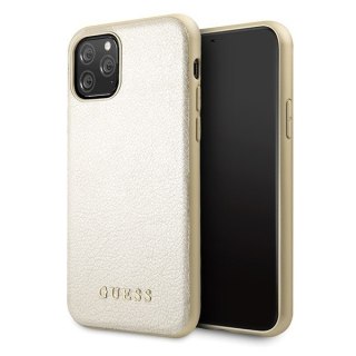 Etui na telefon iPhone 11 Pro Guess złoty hardcase Iridescent