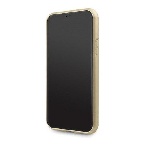 Etui na telefon iPhone 11 Pro Guess złoty hardcase Iridescent