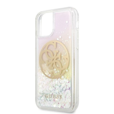 Etui na telefon iPhone 11 Pro Guess Gradient Glitter Circle Logo