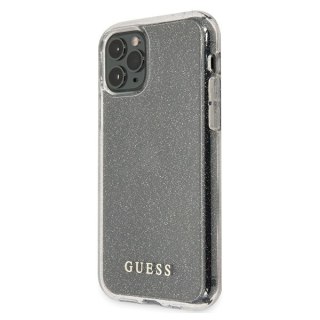 Etui na telefon iPhone 11 Pro Guess GUHCN58PCGLSI srebrny Glitter