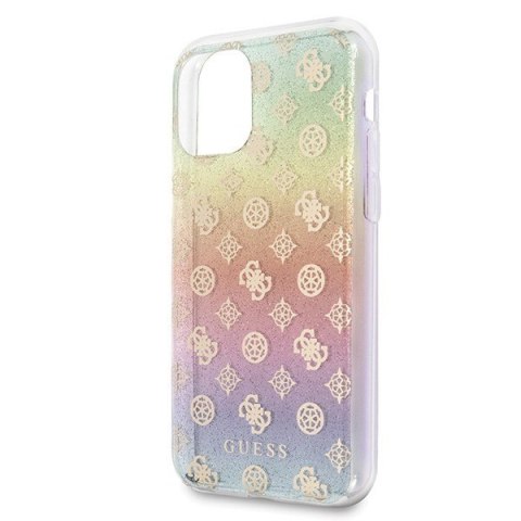 Etui na telefon iPhone 11 Pro Guess Iridescent 4G Peony multicolor