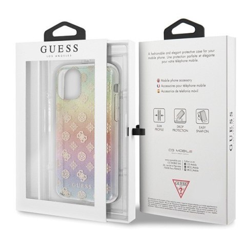 Etui na telefon iPhone 11 Pro Guess Iridescent 4G Peony multicolor