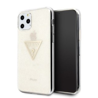 Etui na telefon iPhone 11 Pro Guess GUHCN58SGTLGO złoty hardcase