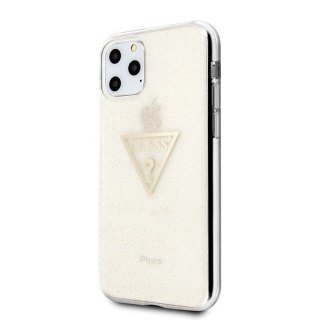 Etui na telefon iPhone 11 Pro Guess GUHCN58SGTLGO złoty hardcase