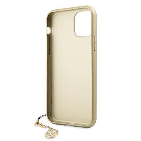 Etui na telefon iPhone 11 Guess GUHCN61GF4GBR brązowy hardcase 4G