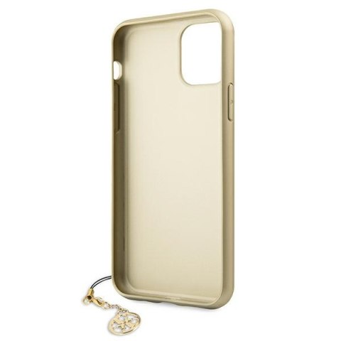 Etui na telefon iPhone 11 Guess GUHCN61GF4GGR szary hardcase 4G Charms