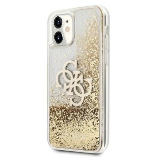 Etui na telefon iPhone 11 Guess GUHCN61LG4GGO złoty hardcase 4G Glitter