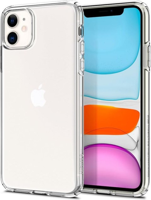 Etui na telefon iPhone 11 Spigen Liquid Crystal przezroczyste