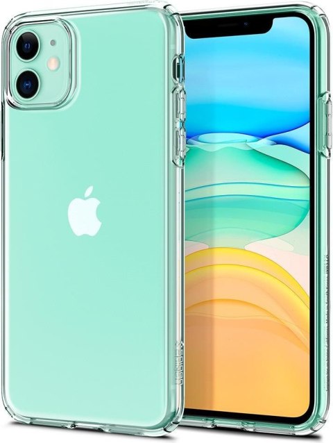 Etui na telefon iPhone 11 Spigen Liquid Crystal przezroczyste